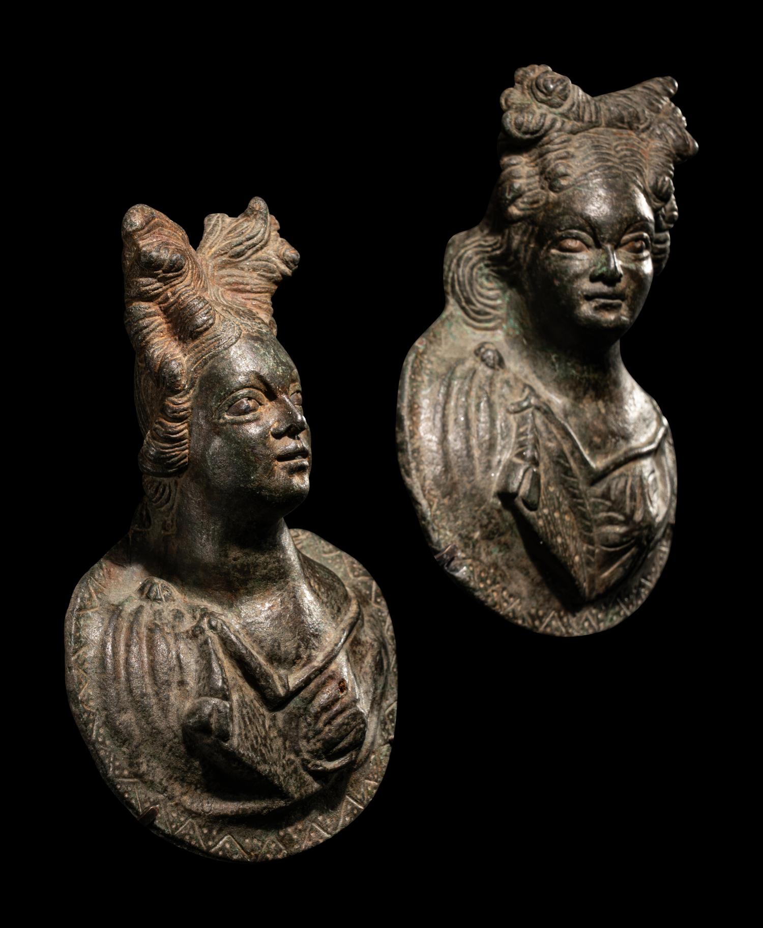 Two Roman Bronze Appliques