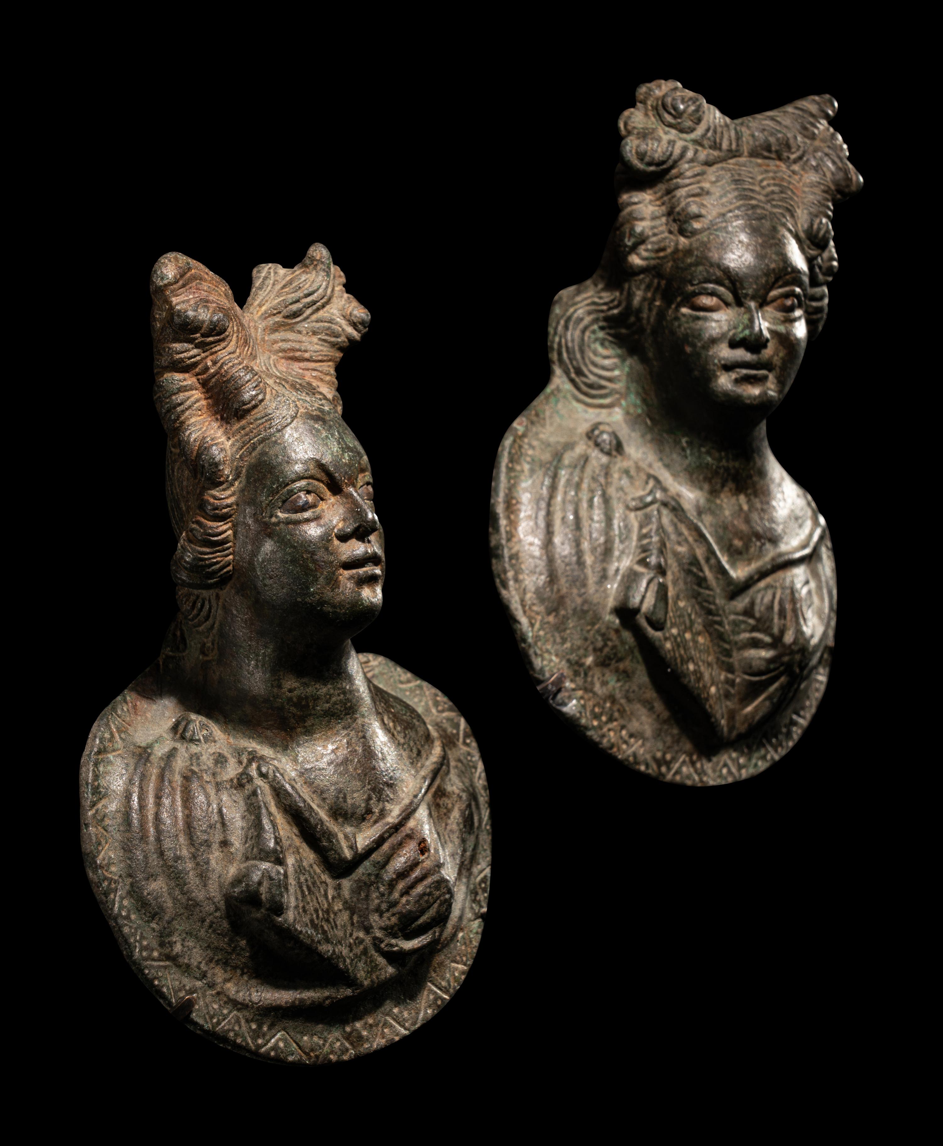 Two Roman Bronze Appliques