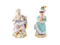 Two Meissen Porcelain Figures of Children — CIRCA 1900