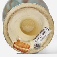 Two glazed earthenware vessels Chelsea Keramic Art Works (1872-1889), Chelsea, MA, circa 1880
