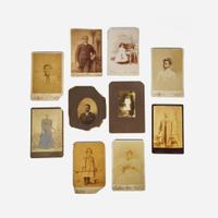 A large collection of tintypes, cabinet card photographs, and an ambrotype Predominately from Philadelphia, PA, circa 1860-1910