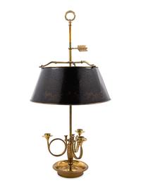 A Louis XVI Style Brass Bouillotte Lamp