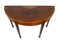 A George III Style Mahogany Console Table