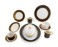 86-Piece Fritz & Floyd Porcelain Dinner Service for Eight — 20TH CENTURY