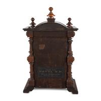 A Carved Rosewood Welch 'Patti VP' Shelf Clock
