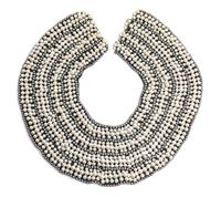 Beaded Faux Pearl Collar, 1930-50s