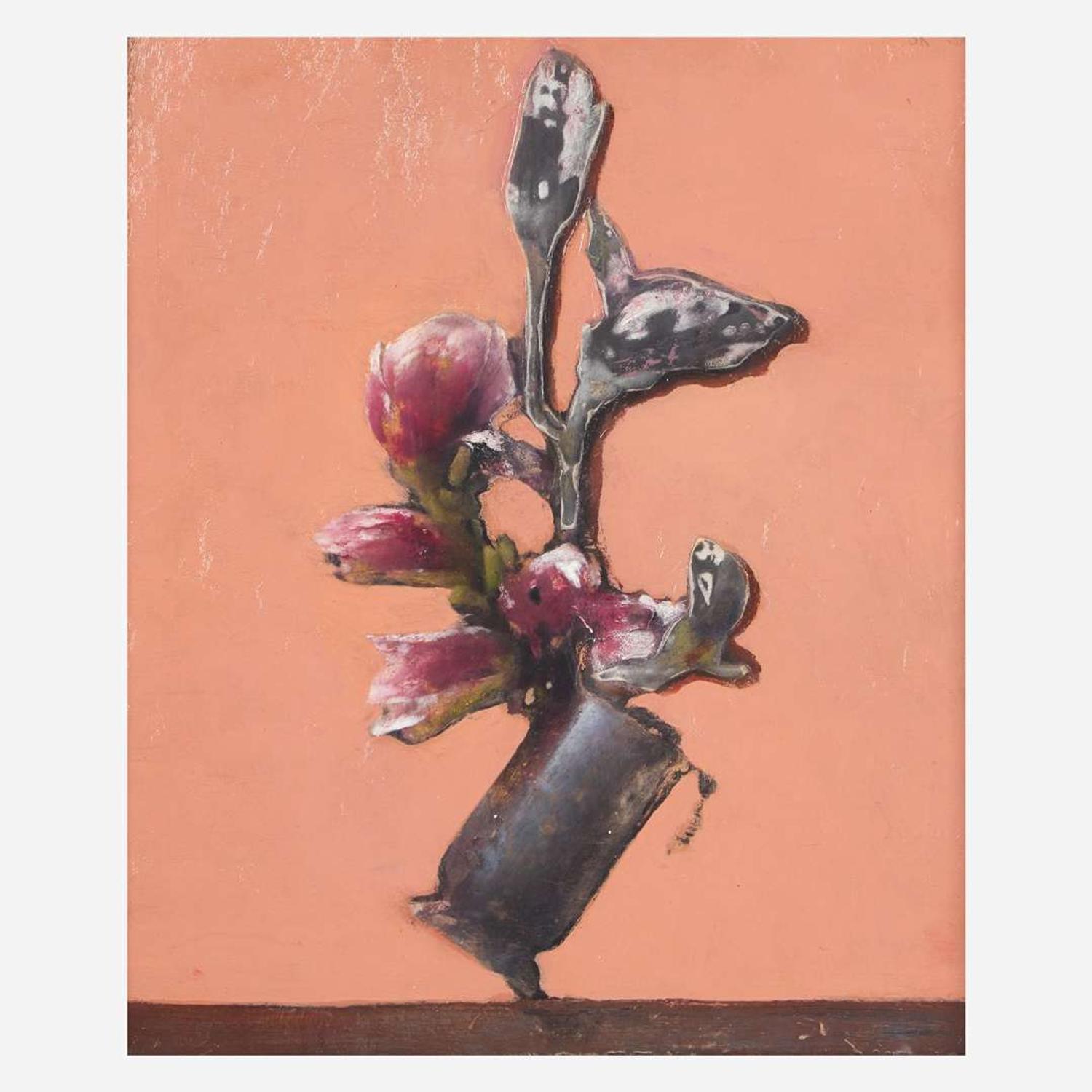 Bruce Kurland (American, 1938-2013) Arrangement with Magnolias