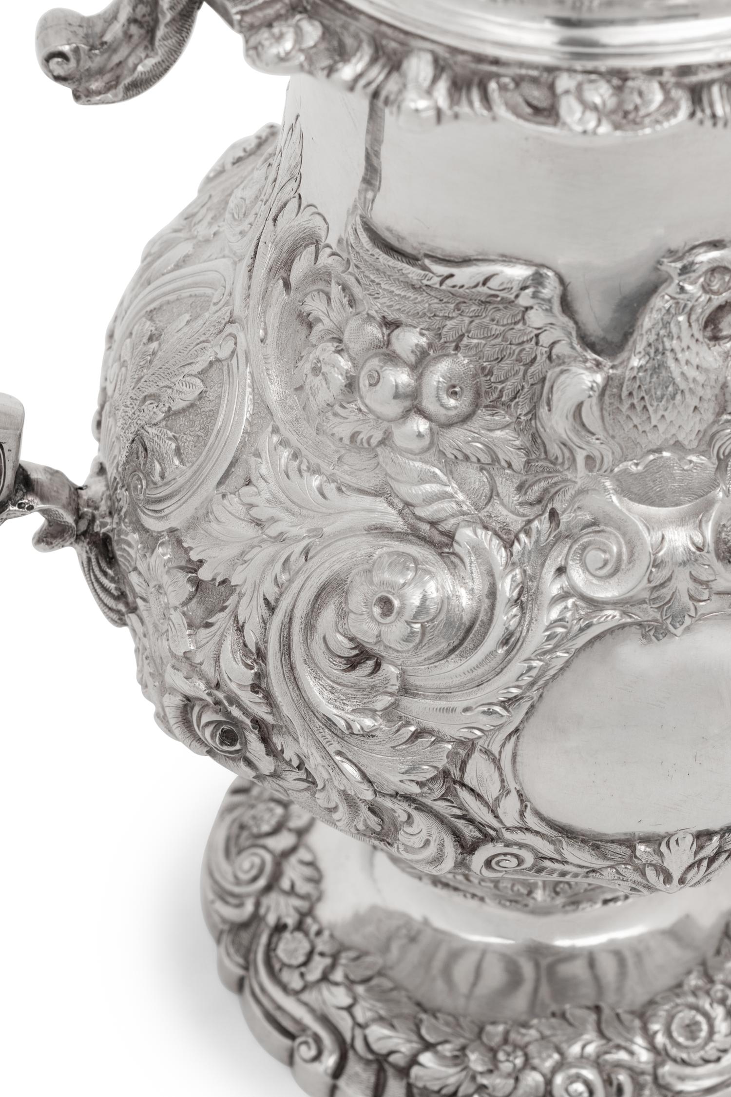 An Irish George IV Silver Coffee Pot