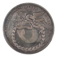 [AGRICULTURE]. St. Louis Agricultural and Mechanical Association silver presentation medal. Ca 1870s.
