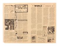 [AFRICAN AMERICANA - POLITICS]. A group of 3 posters related to Eldridge Cleaver and the Peace & Freedom Party. Ca late 1960s.