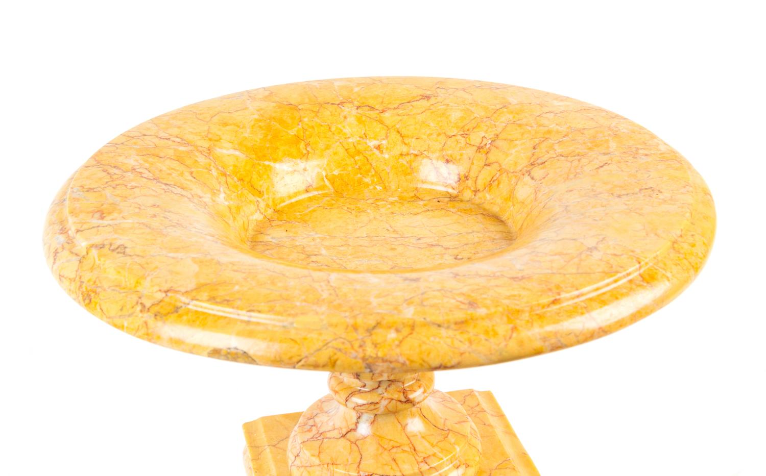 A Pair of Italian Marble Tazze