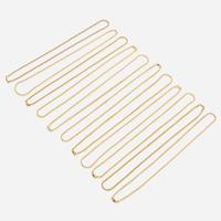 A collection of eleven fourteen karat gold necklaces