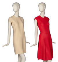 Two Designer Dresses: Giorgio Armani Black Label and Ralph Lauren Collection