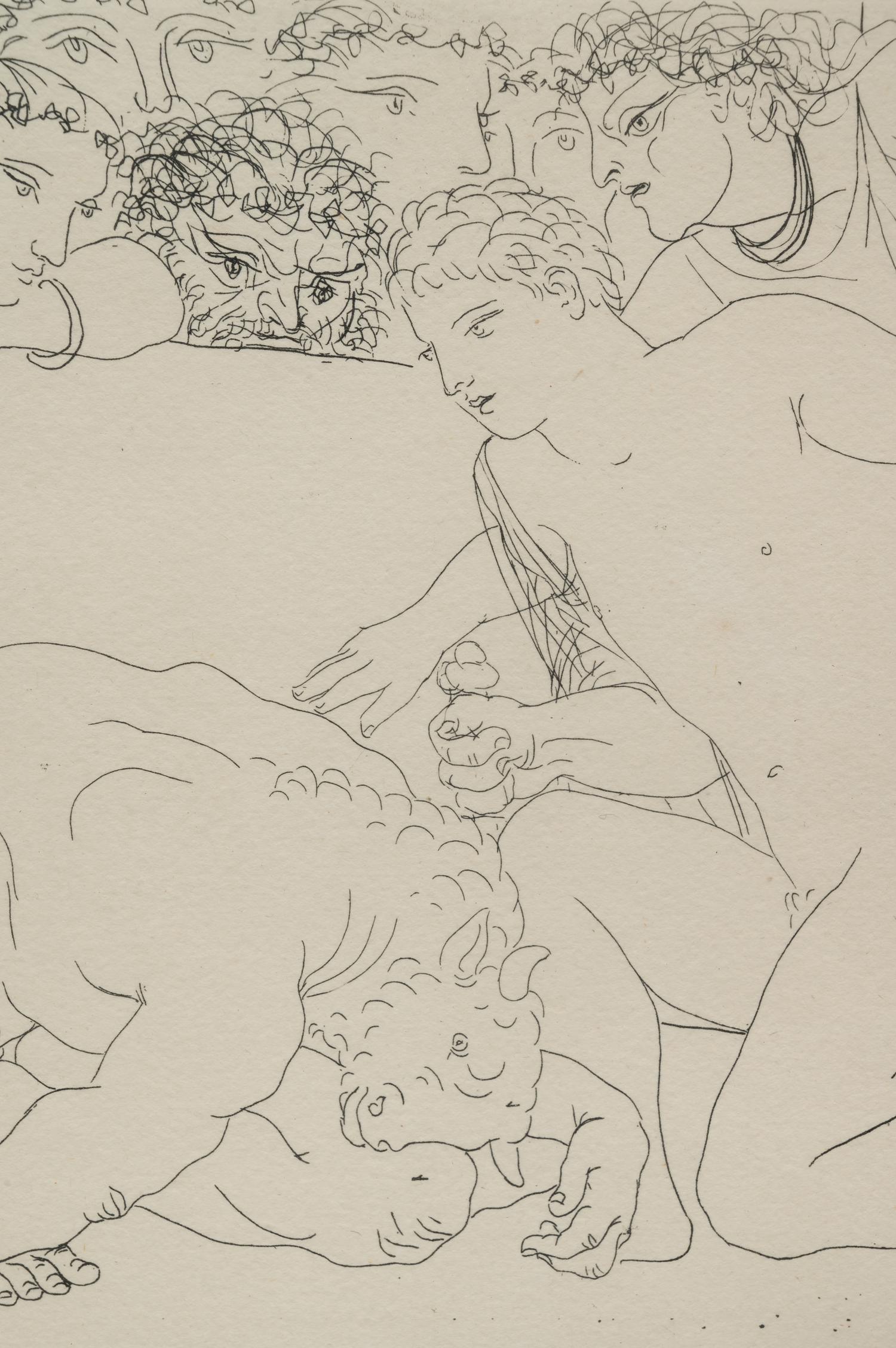 Minotaure Vaincu (Vanquished Minotaur) (from La Suite Vollard )