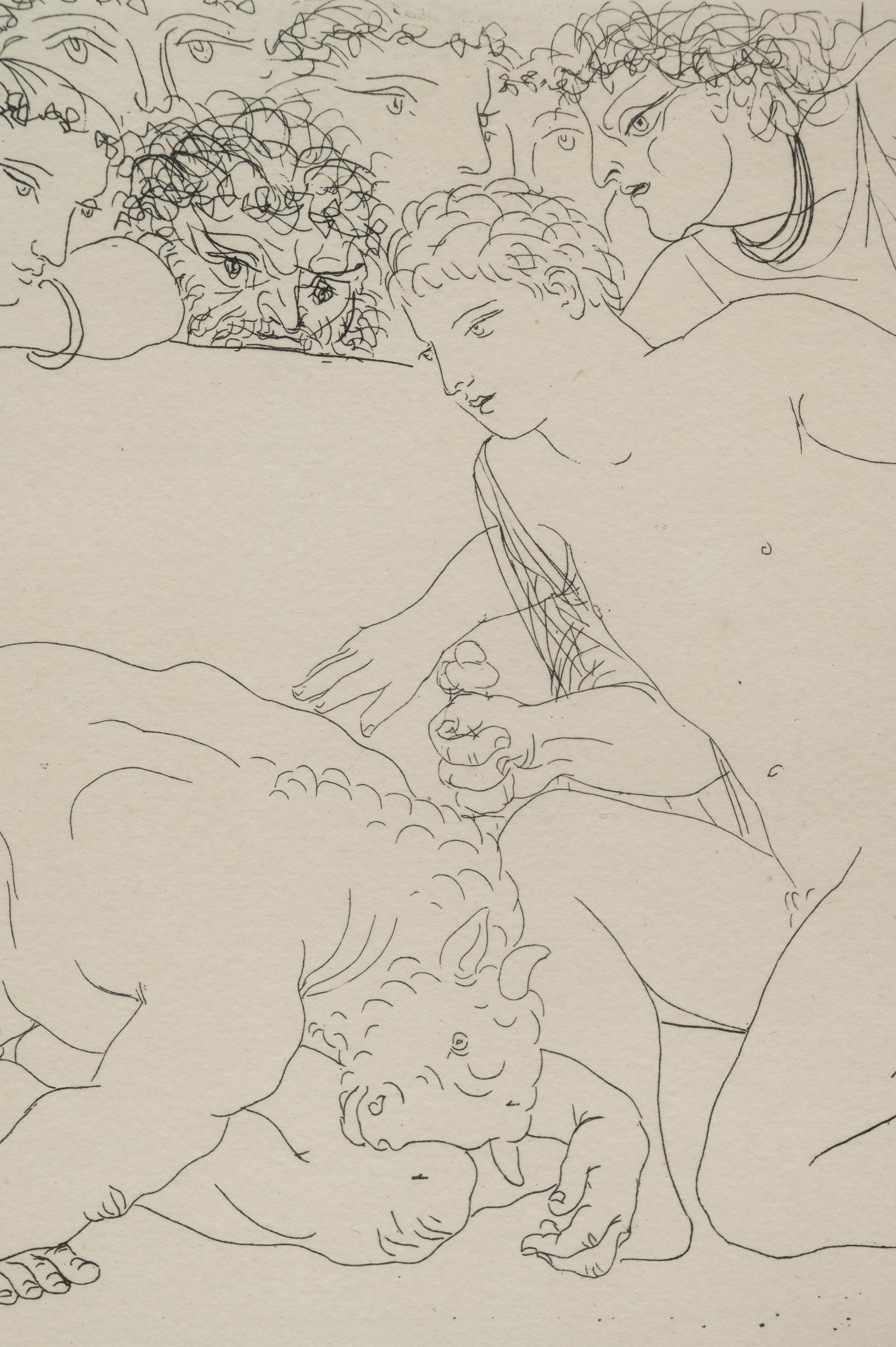 Minotaure Vaincu (Vanquished Minotaur) (from La Suite Vollard )