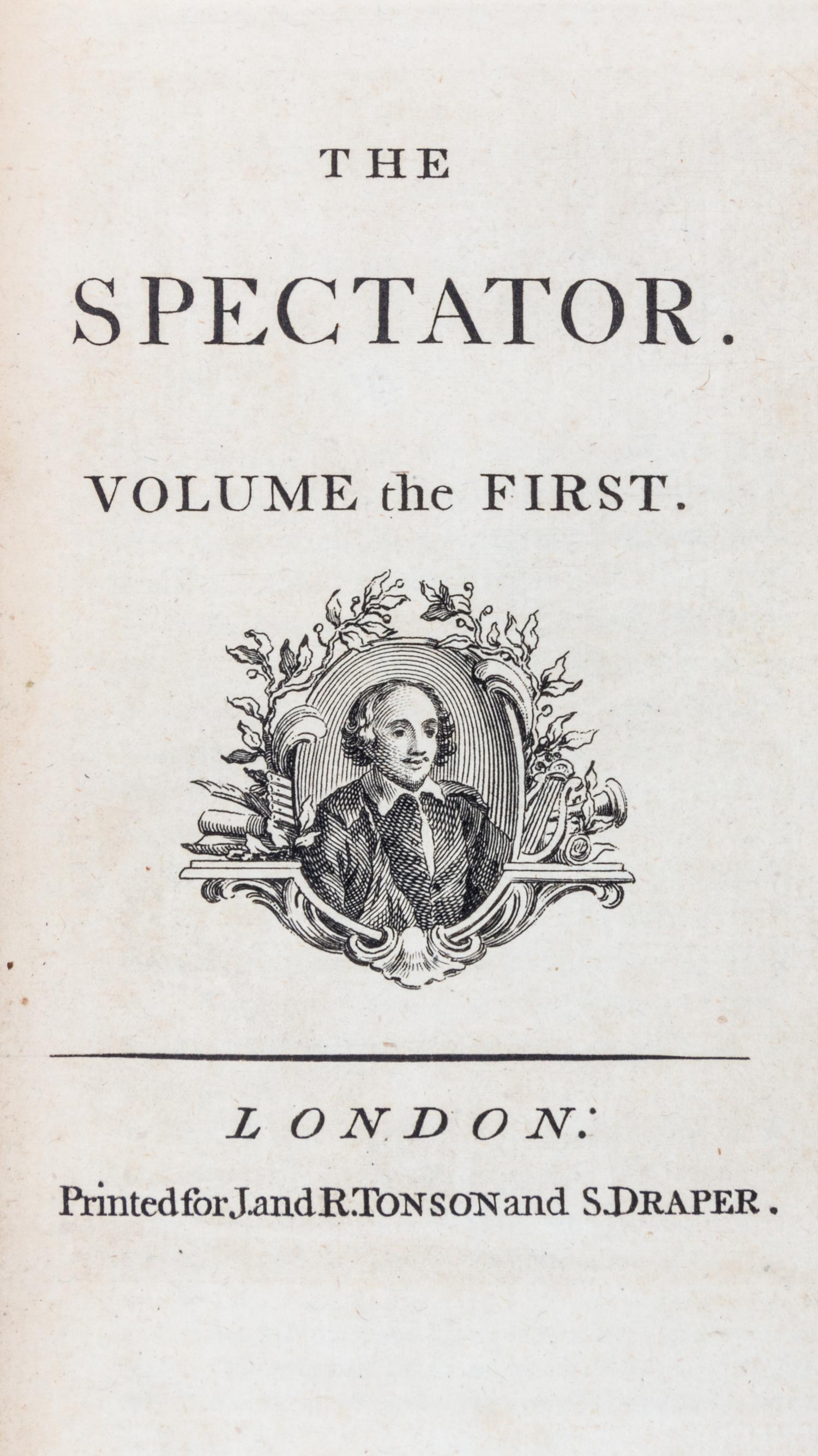 THE SPECTATOR. London, n.d. 8 vols.