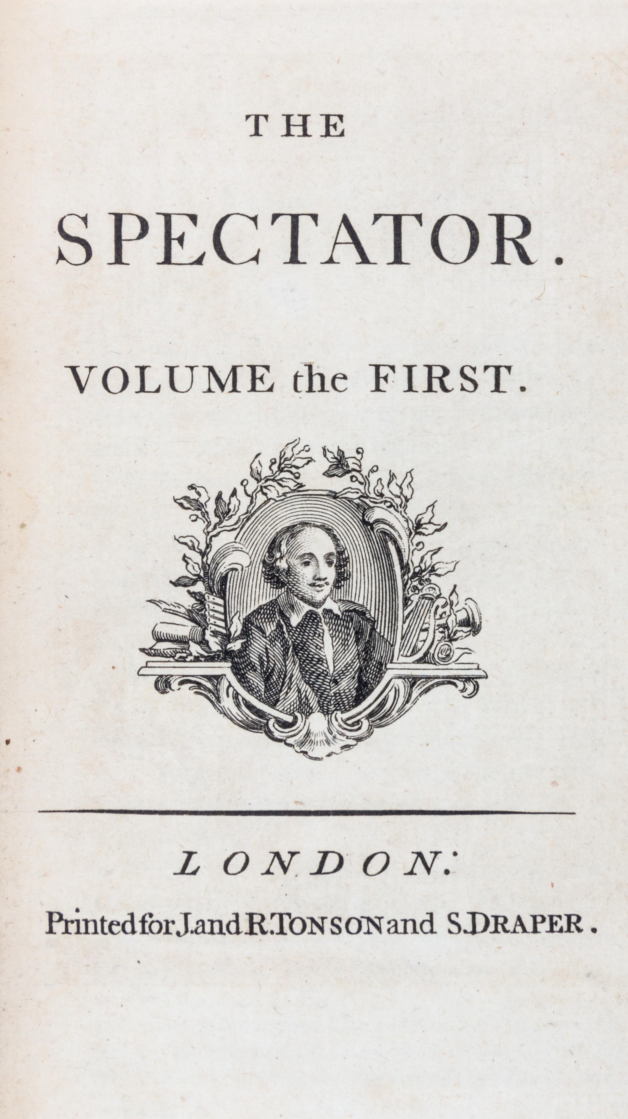 THE SPECTATOR. London, n.d. 8 vols.
