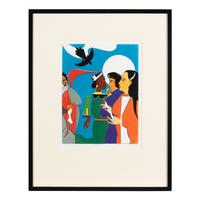 Romare Bearden (American, 19110-1988) — Sunday Morning at Avila, 1980