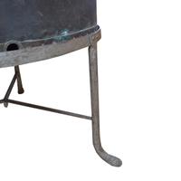 A Copper and Iron Vessel, Lisotto Grappa Distillery 39" W x 39" D x 78.5" H — Italy, 20th Century