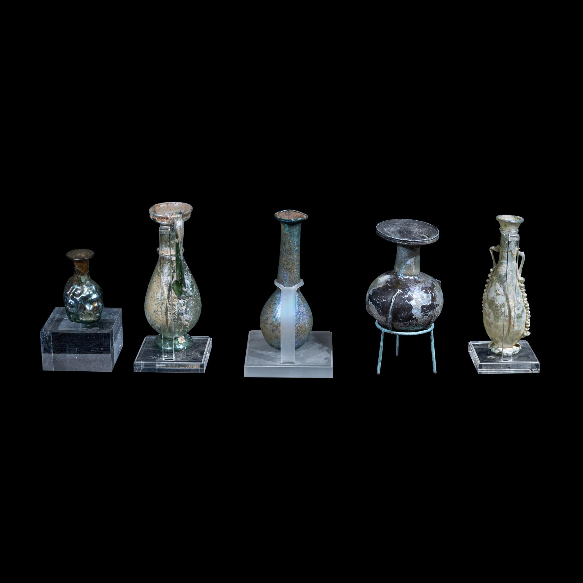 Five Roman Glass Vessels