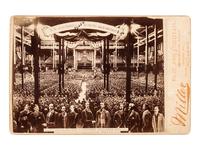 [HARRISON, Benjamin]. Albumen photographs of Benjamin Harrison parades and processionals.