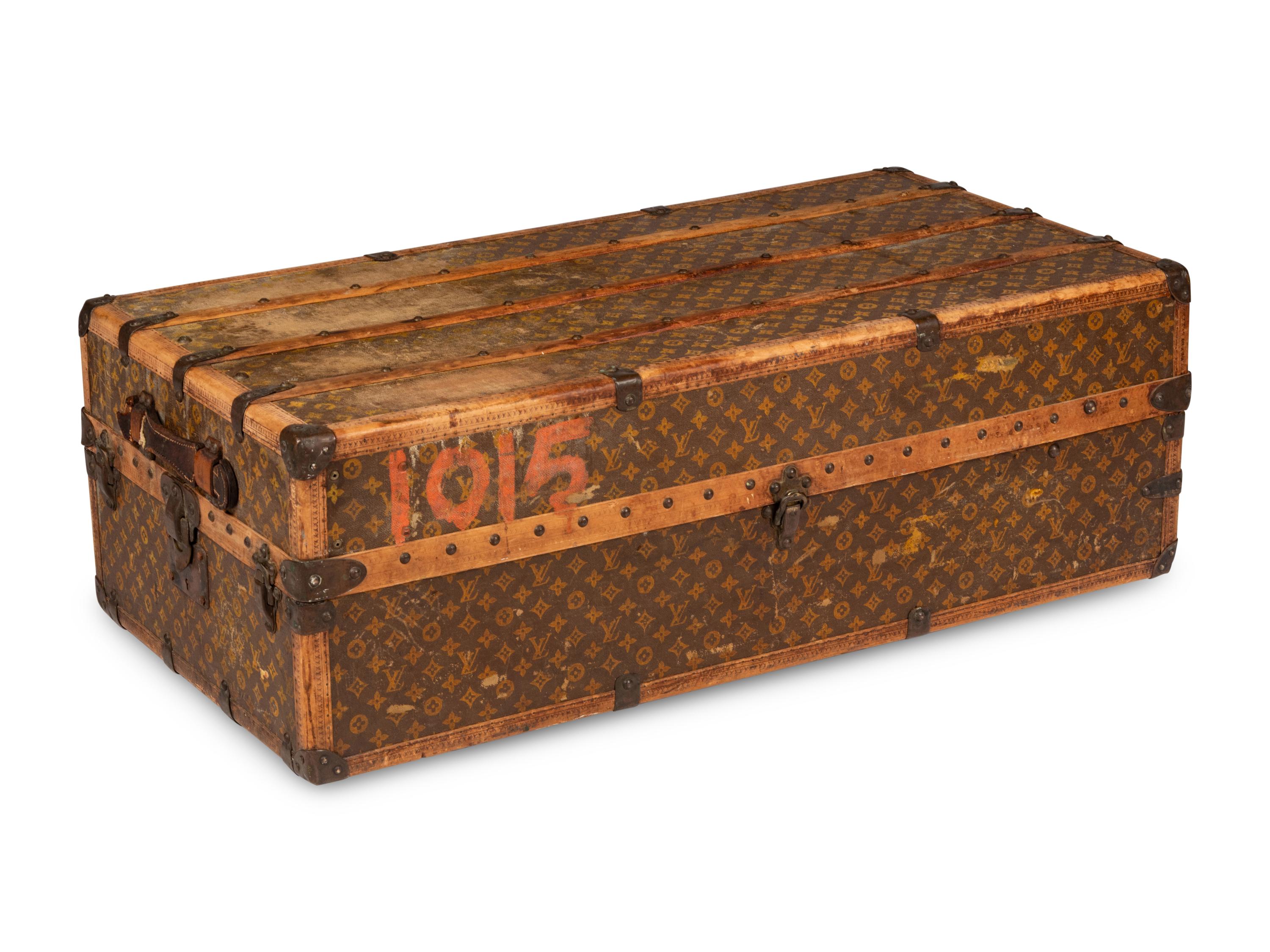 LOUIS VUITTON, ANTIQUE WARDROBE TRUNK