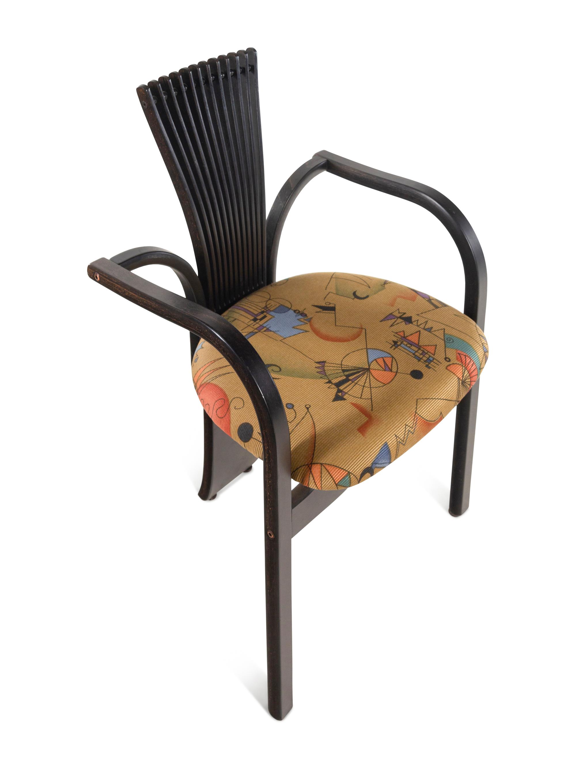 A Set of Two Westnofa Armchairs and Four Westnofa Dining Chairs