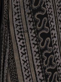 Zandra Rhodes, Black Painted Silk Evening Dress