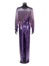 Halston Beaded Evening Ensemble, ca. 1981