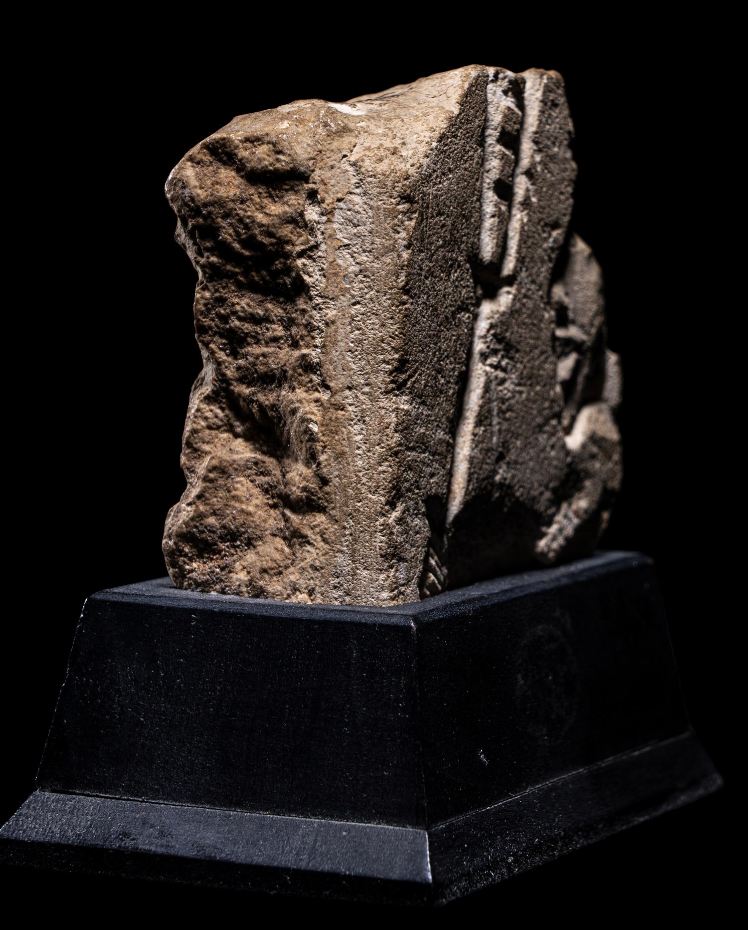 An Egyptian Limestone Fragment of an Amarna Princess