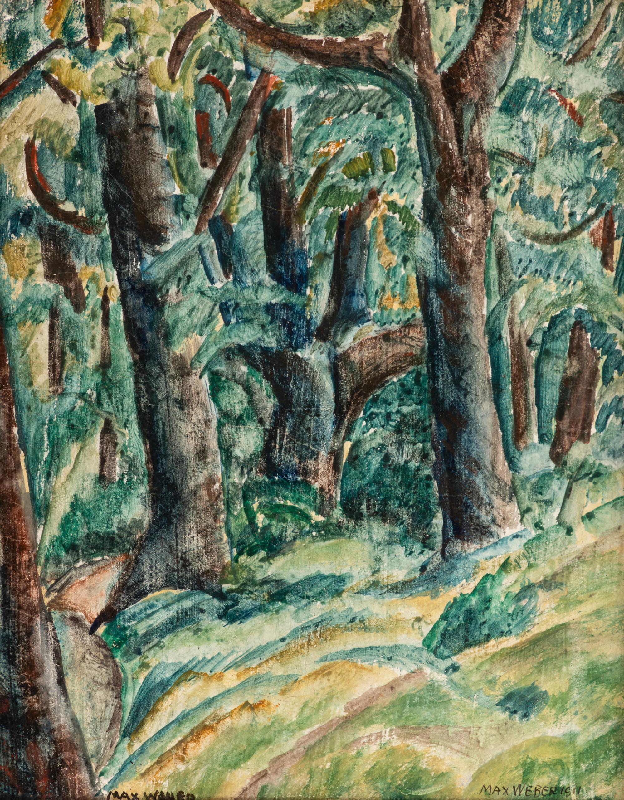 Trees in Central Park , 1911