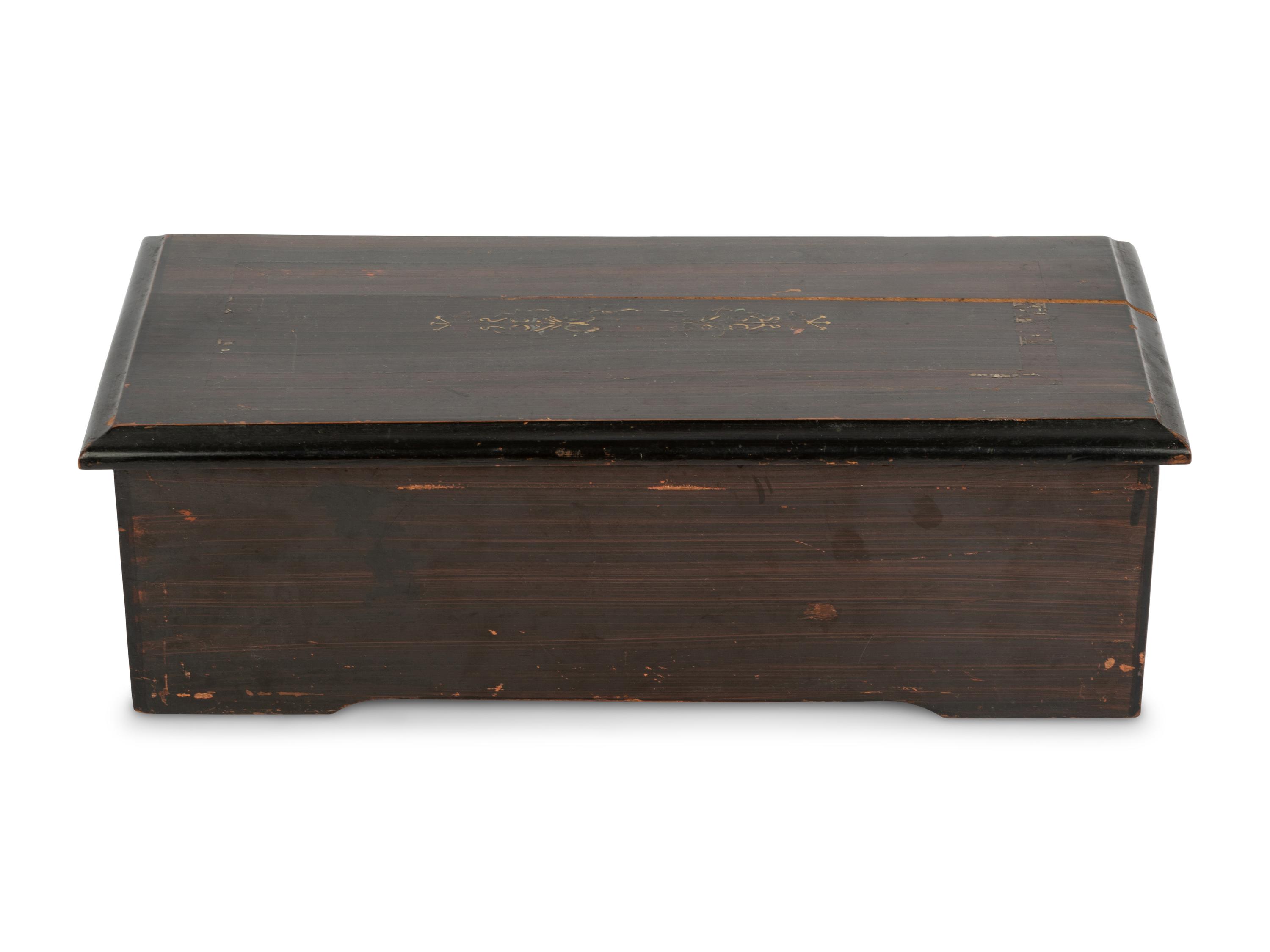 A Swiss Cylinder Music Box