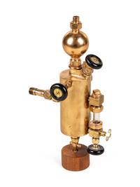 An American Brass Sight Feed Lubricator