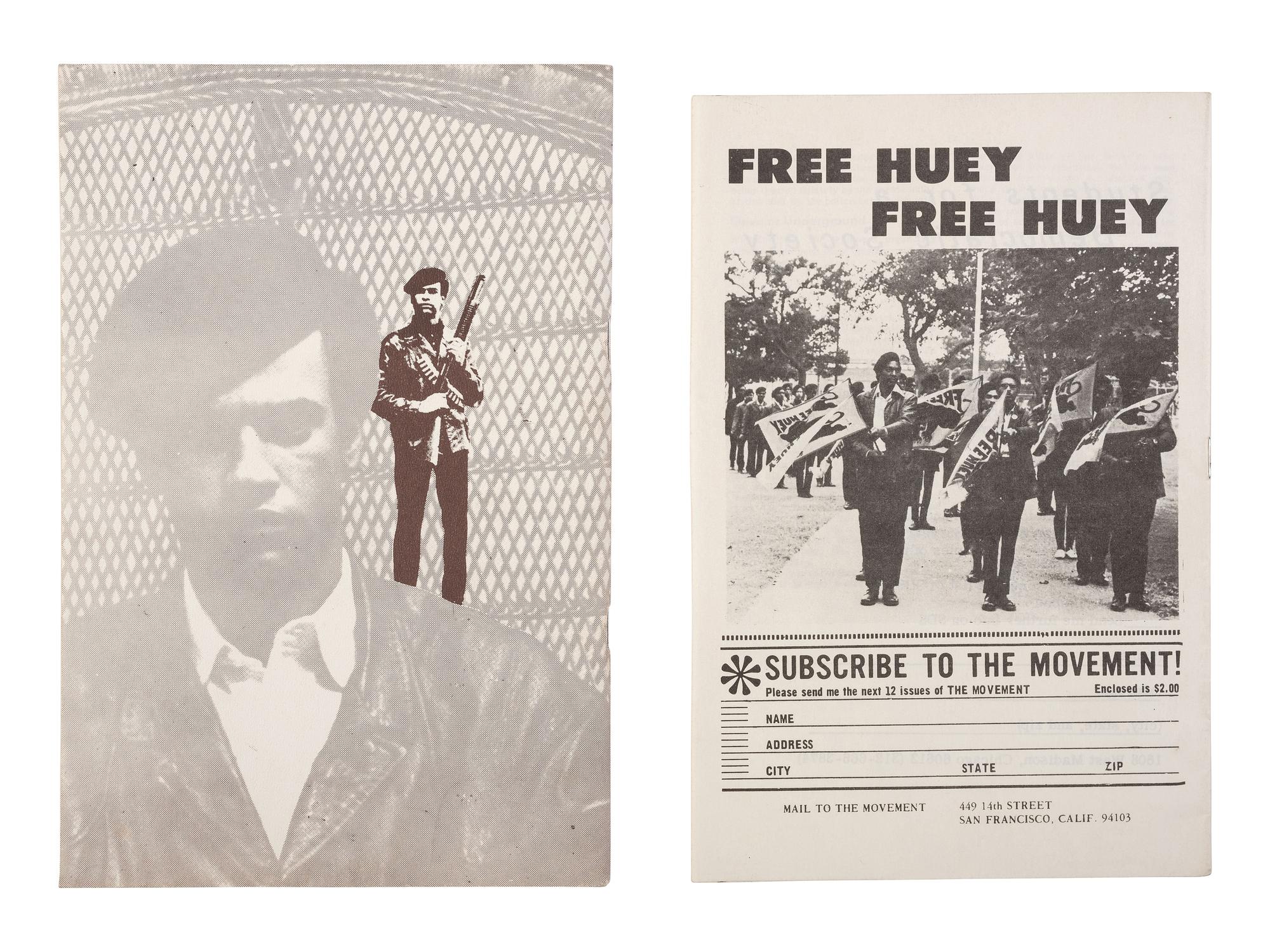 [BLACK PANTHERS]. Pamphlets associated with Huey Newton and Eldridge Cleaver, including: