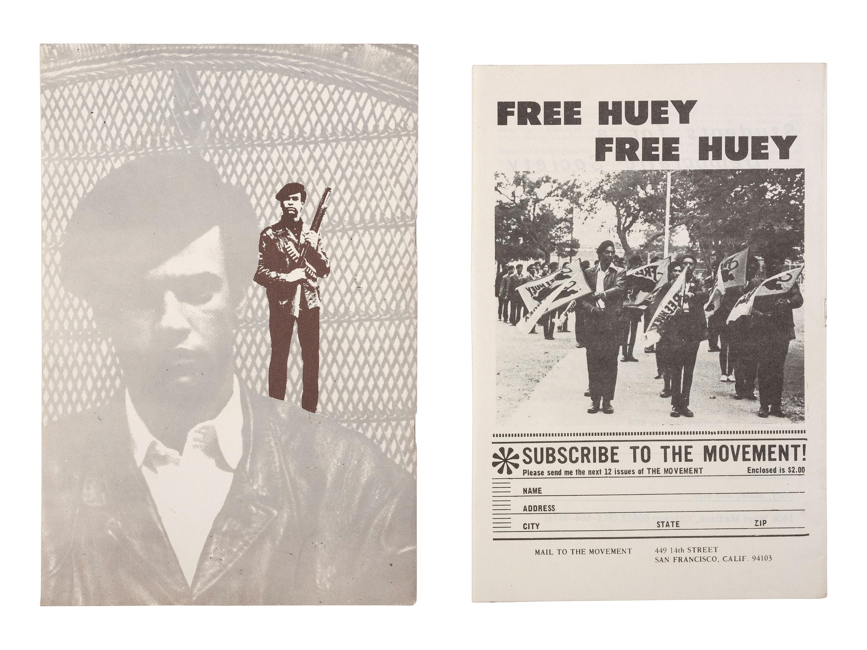[BLACK PANTHERS]. Pamphlets associated with Huey Newton and Eldridge Cleaver, including: