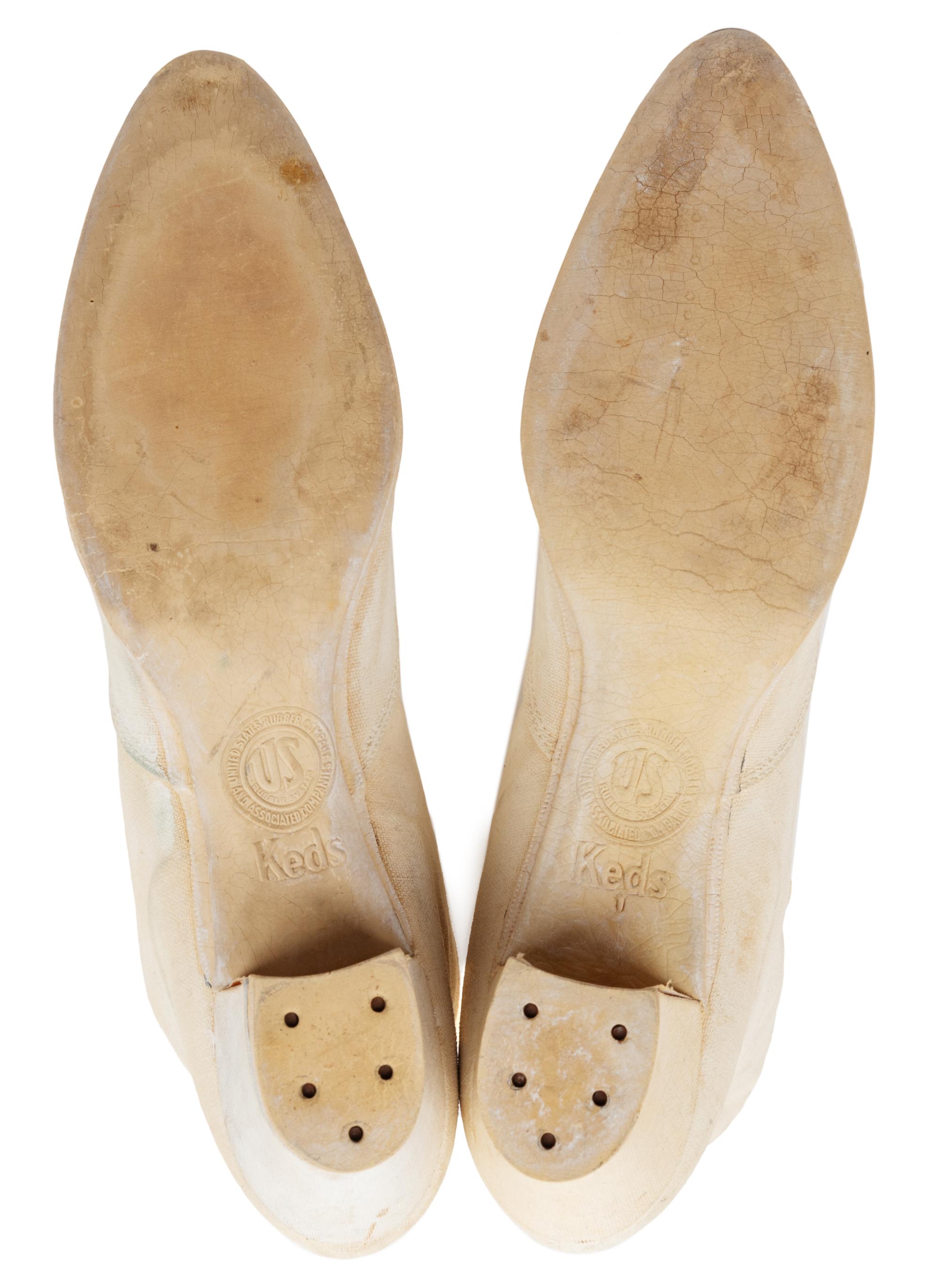 Two Pairs of Early Women's Sportswear Boots, Including Keds, c.1920