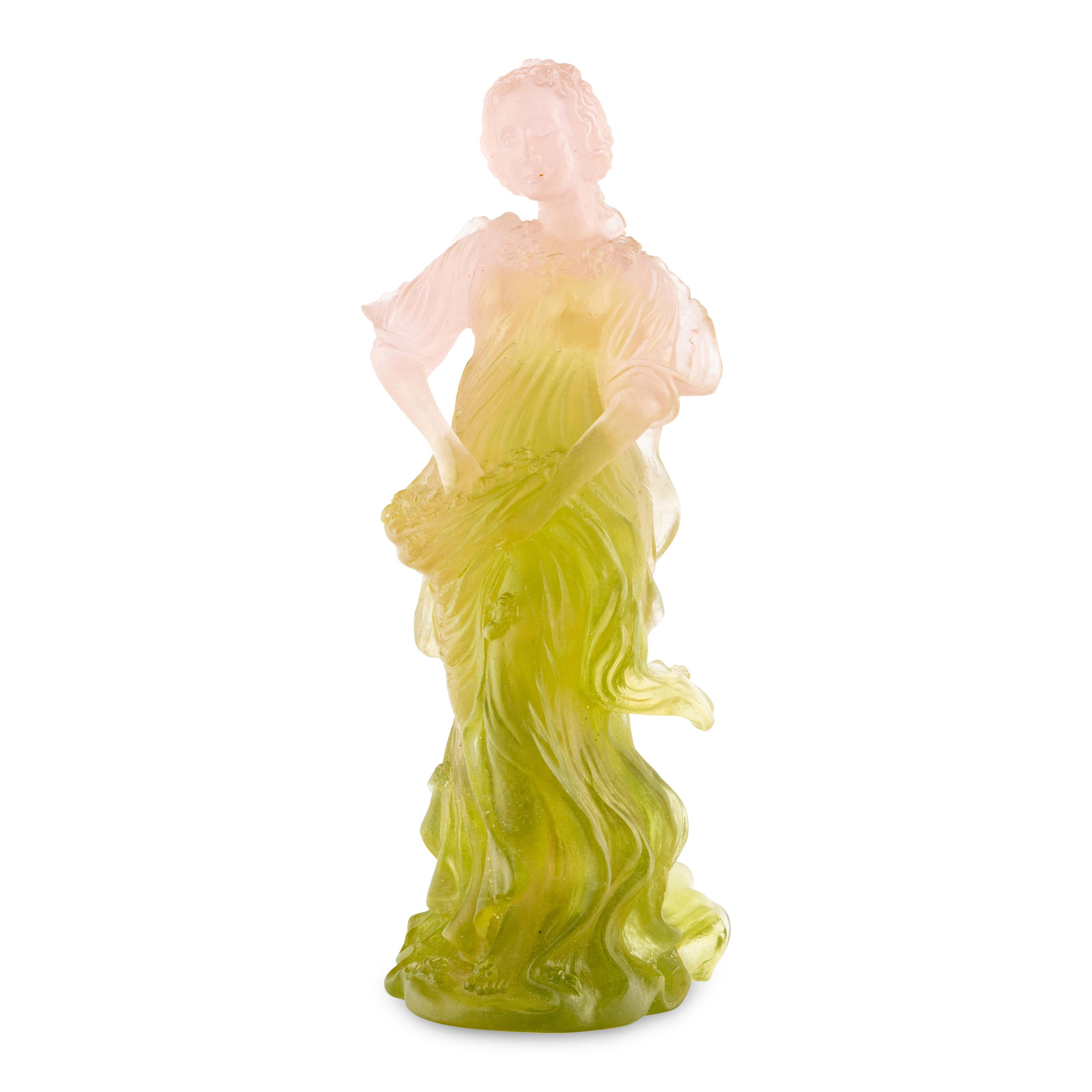 A Christian Poincignon for Daum Pâte-de-Verre Figure