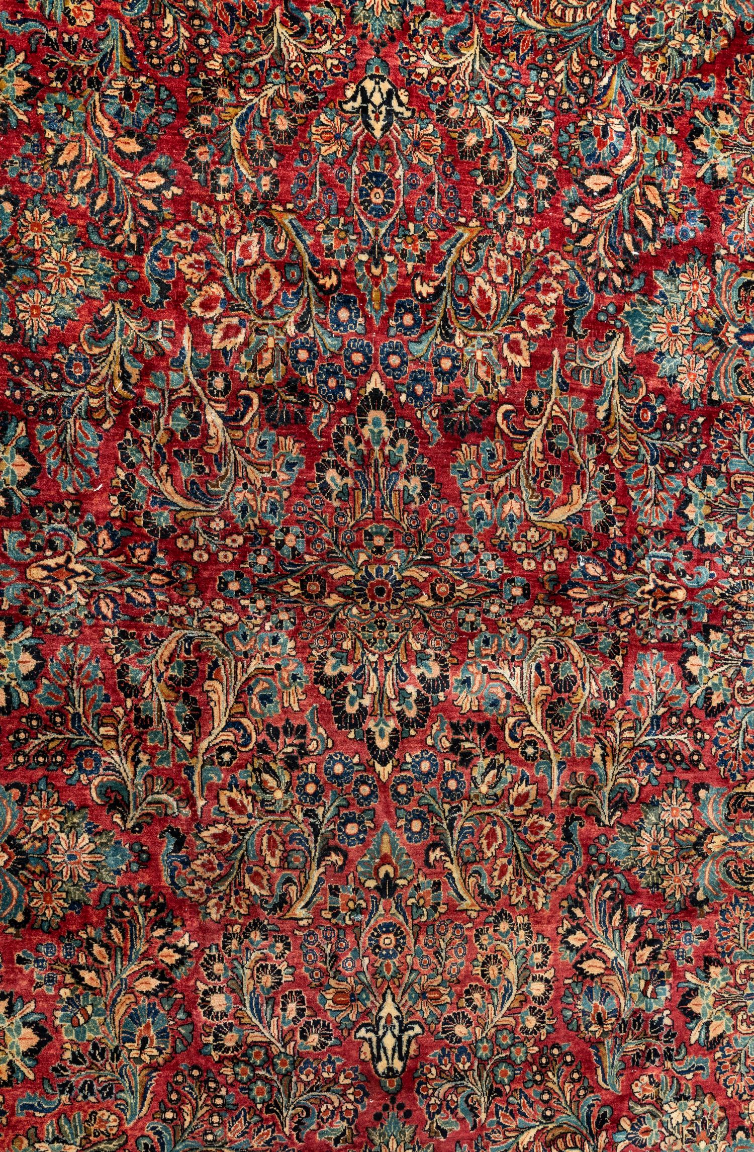 A Kirman Wool Rug