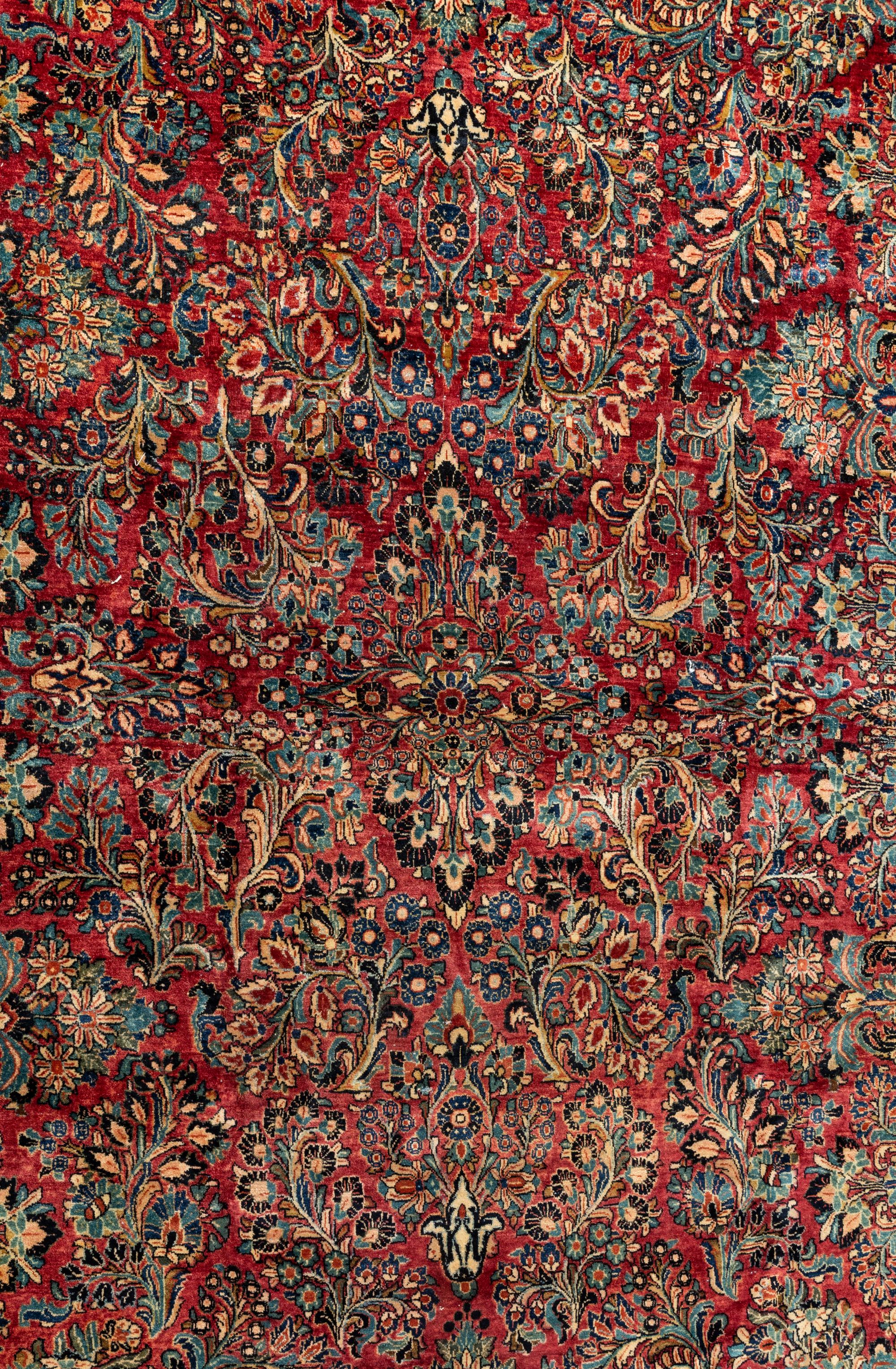 A Kirman Wool Rug