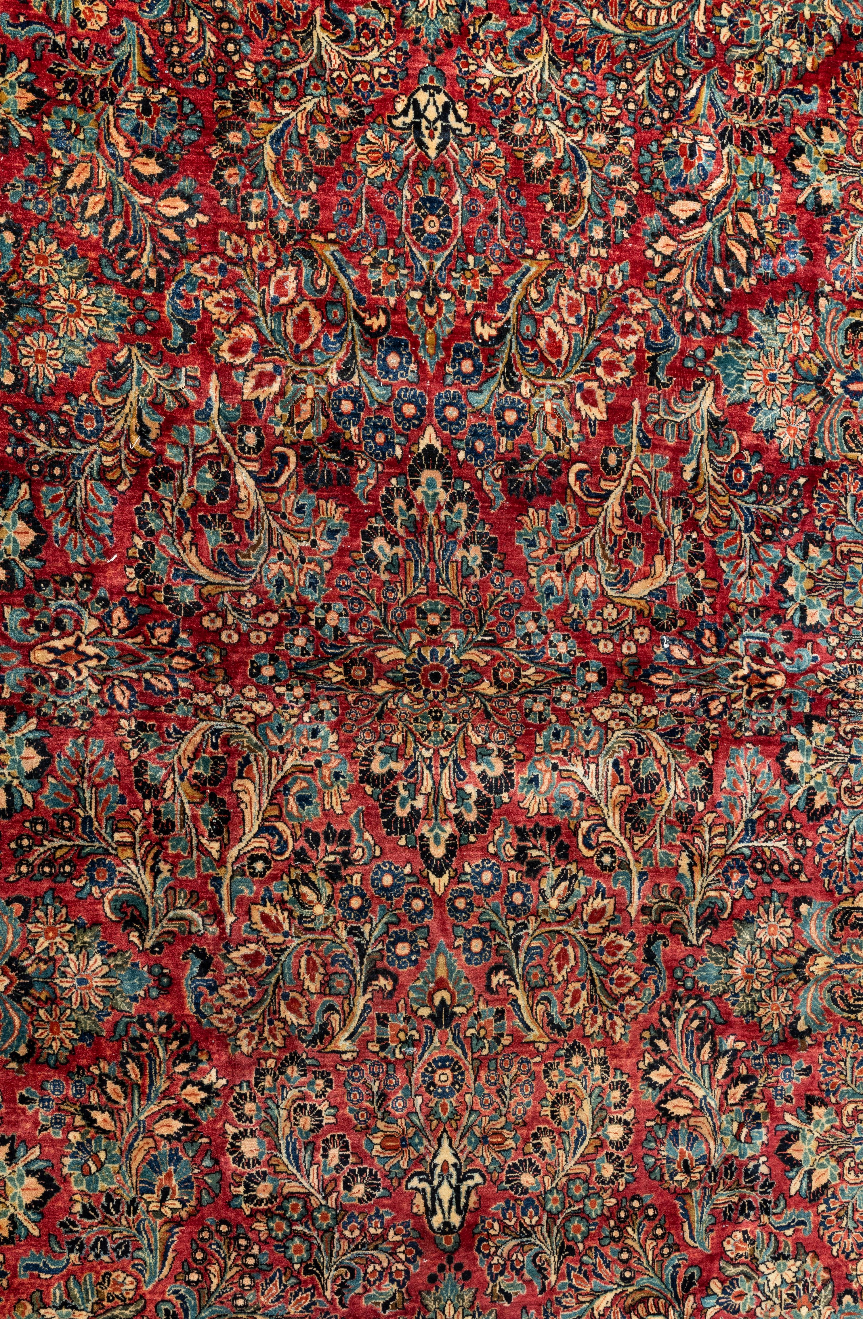 A Kirman Wool Rug