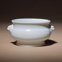 A Chinese Blanc-de-Chine Porcelain 'Gui' Incense Burner, Mid 17th-Early 18th Century — 清早期 德化白瓷簋式爐