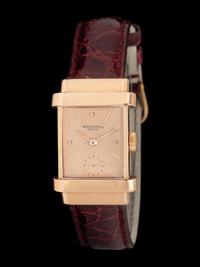 PATEK PHILIPPE, REF. 1450 18K PINK GOLD 'TOP HAT' WATCH