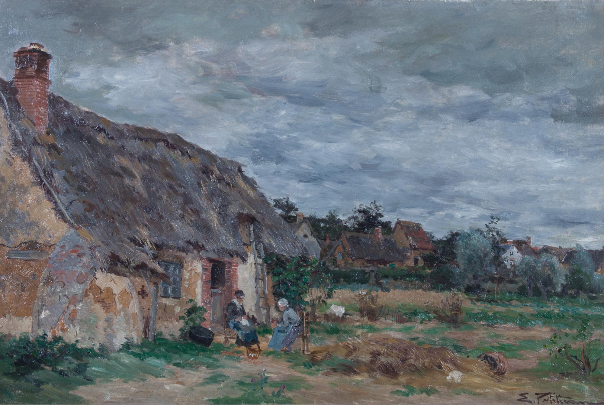 Edmond Petitjean, (French, 1844-1925), Environs de Chartres