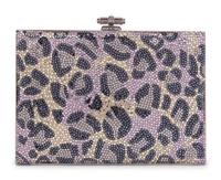 Judith Leiber Leopard Pattern Frame Bag