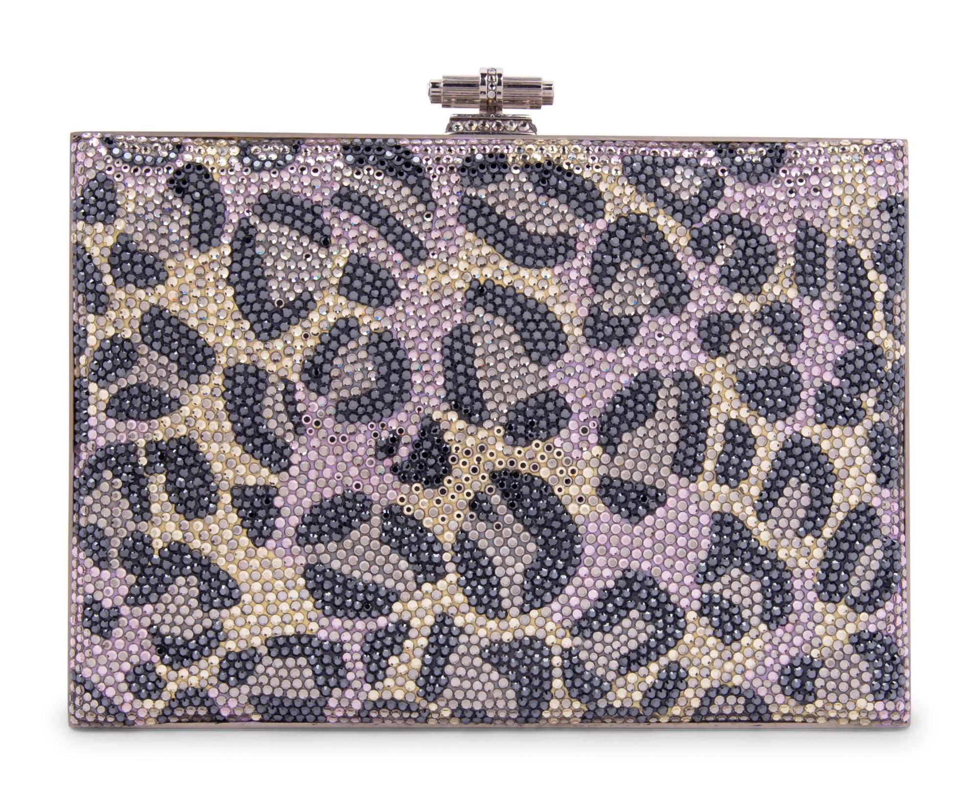 Judith Leiber Leopard Pattern Frame Bag