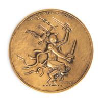 Apache Buffalo Hunt , Reissue of the Society of Medalists 59th Issue from 1959