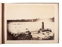 [NIAGARA FALLS, NY - EARLY PHOTOGRAPHY]. An album containing 20 views of Niagara Falls. Niagara Falls, New York, compiled in 1867.