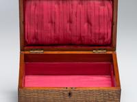 An Ash and Marquetry Sewing Box