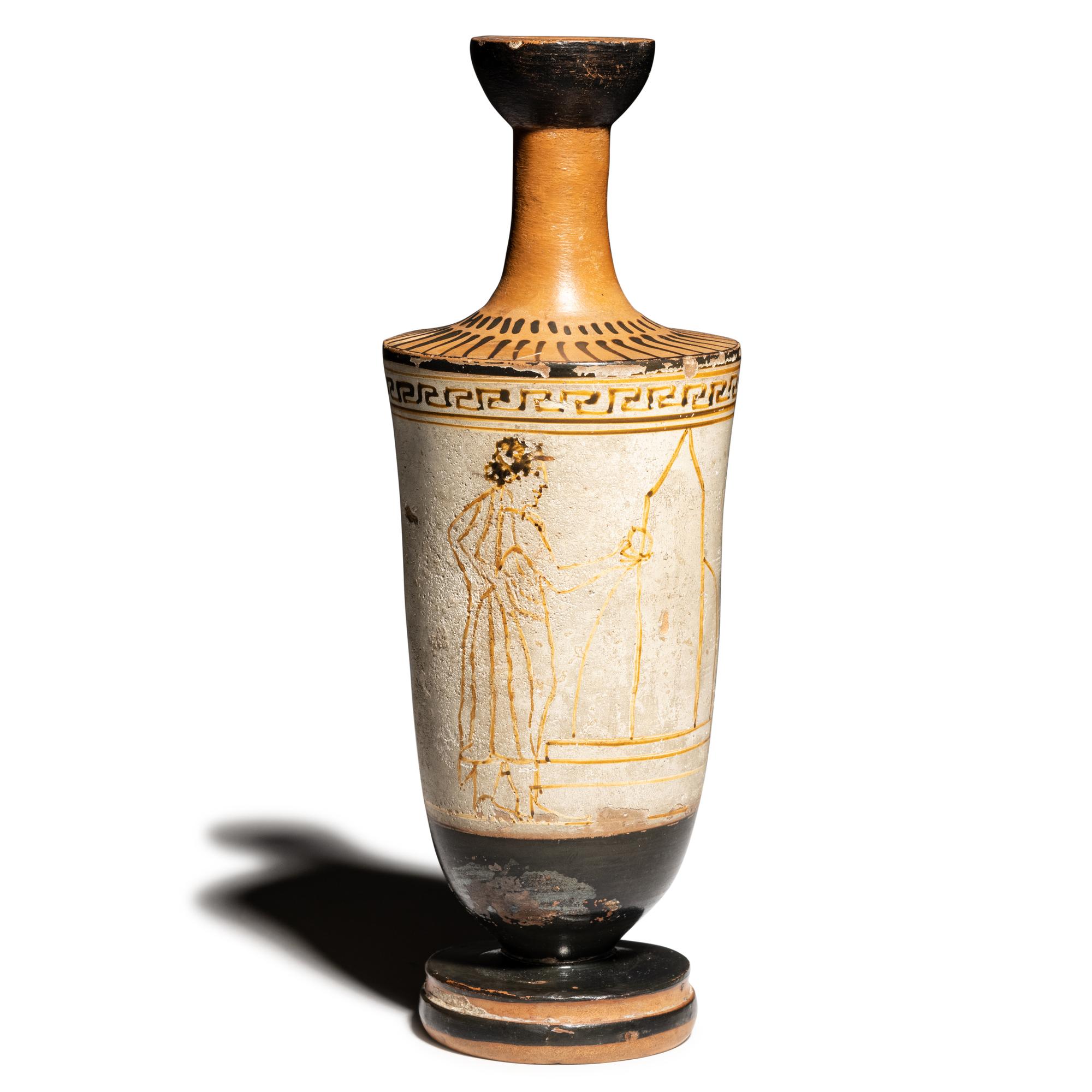 An Attic White-Ground Lekythos