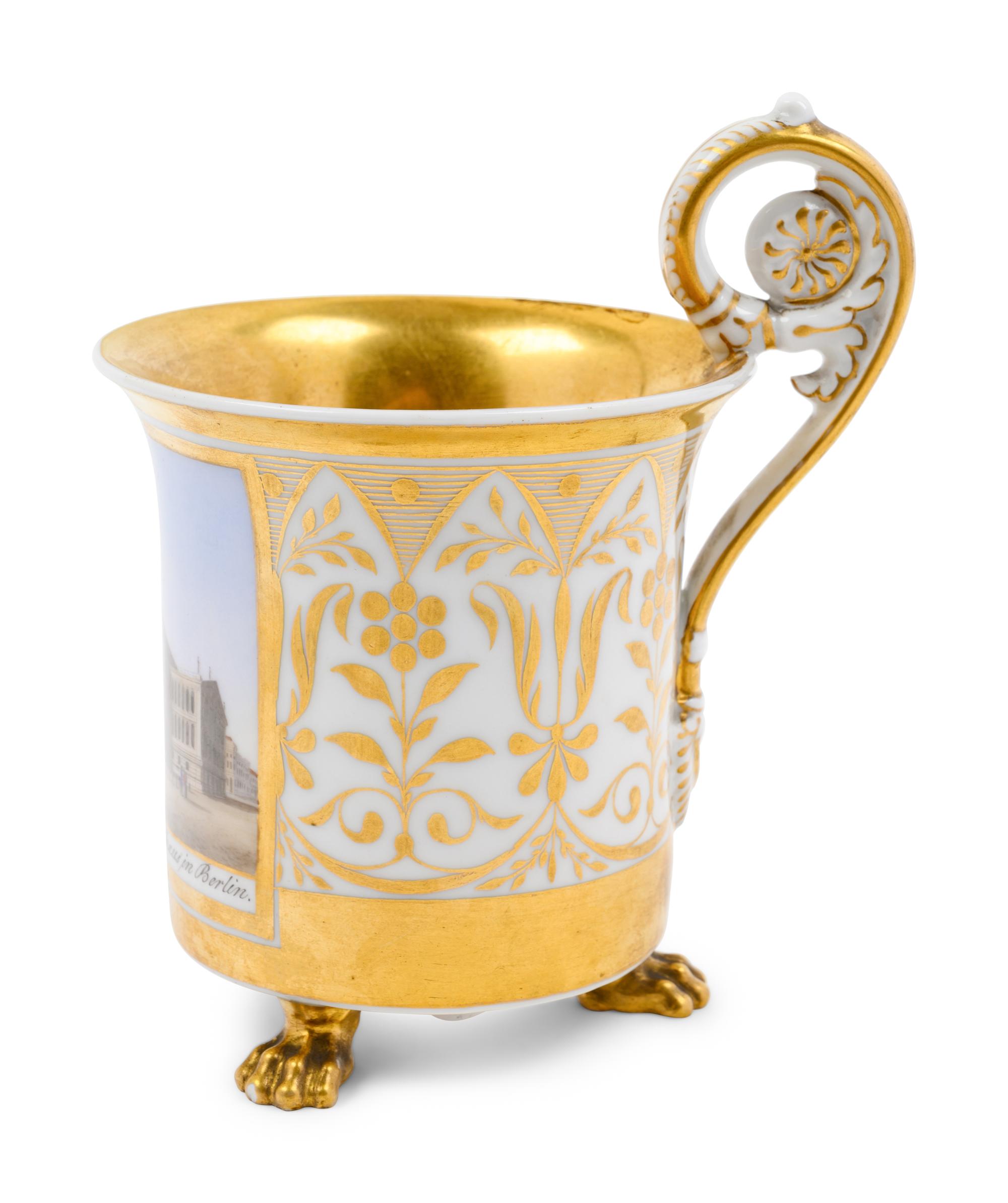 A Berlin (K.P.M.) Porcelain Architectural Mug
